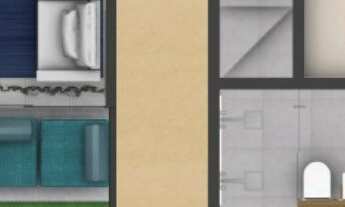 Imagem 2: Casa dúplex com 121 m2. R$ 750 mil. Sinal mais 12x. Prazo: set/2025