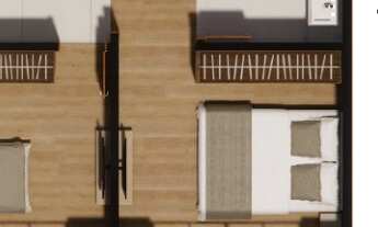 Imagem 3: Construindo para você! Col. 2: 66,6 m2, 2 q, suíte, frente, lazer na cobertura. De R$ 666