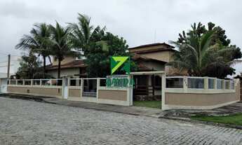 Imagem: Casa de praia linear com 04 quartos, à