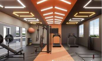 Imagem 7: Apto de 2 quartos, sendo um suíte, de 47,40 m², com área de lazer completa