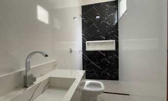 Imagem 6: Casa com 3 quartos (1 suíte), cozinha estilo americana e 2 vagas, excelente acabamento