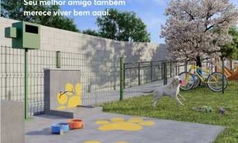 Imagem 6: Apto de 2 quartos, sendo um suíte, de 47,40 m², com área de lazer completa