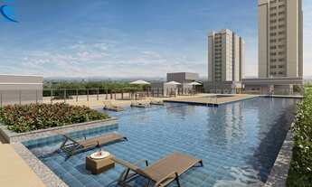 Imagem 1: Apto de 2 quartos, sendo um suíte, de 47,40 m², com área de lazer completa