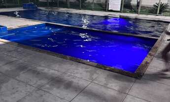 Imagem 7: Apto 2/4, sala conjugada com cozinha e banheiro, em condomínio com piscina, salão de festa