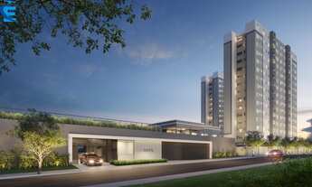 Imagem 2: Apto de 2 quartos, sendo um suíte, de 47,40 m², com área de lazer completa