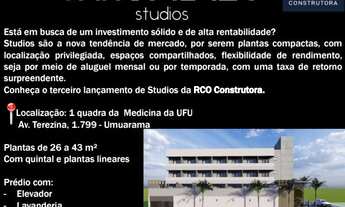 Imagem 2: Studio a 100 metros da Medicina, no Campus Umuarama