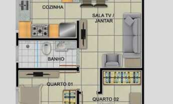 Imagem 3: Apto 2/4 (1 suíte), com planejados, bem localizado, próximo do Bahama Mix