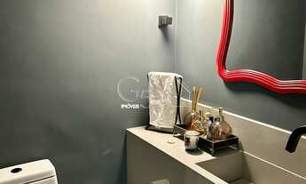 Imagem 6: Imponente Casa de Luxo em Condomínio no Alphaville Santana de Parnaíba-SP: 4 Quartos, 4 Su