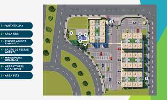 Imagem 3: Apartamento novo para venda na Zona Leste, Ribeirão Verde, Cond. San Francisco, 2 dormitor