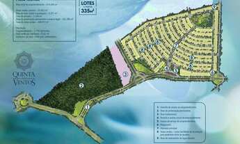 Imagem 4: Excelente lote para venda na Vila do Golfe no Condominio Quinta dos Ventos com 339 m2, laz