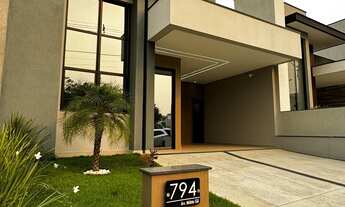 Imagem 2: Casa em Condomínio Fechado na cidade de Indaiatuba- SP com 3 Dormitórios, churraqueira