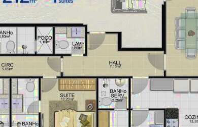 Imagem 3: SENSACIONAL APARTAMENTO DE 4 SUÍTES COM HIDRO DE FRENTE PARA A PRAIA DE BACUTIA, NA ENSEAD