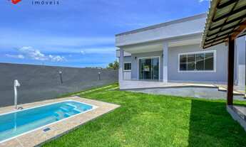 Imagem 2: CASA LINEAR EM NOVA GUARAPARI COM ÁREA GOURMET E VISTA PARA A LAGOA DISPONÍVEL PARA LOCAÇÃ