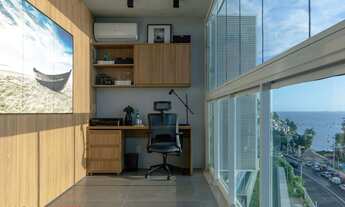 Imagem 3: Excelente apartamento 1 suíte, Vista mar total, porteira fechada, Cloc Marina Residence, A