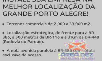 Imagem 5: Área industrial e Logística em Canoas, Grande Porto Alegre, RS, lotes prontos para constru