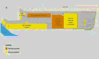 Imagem 4: Condomínio Logístico em módulos para locação, em Canoas, RS, junto as principais rod. BR11