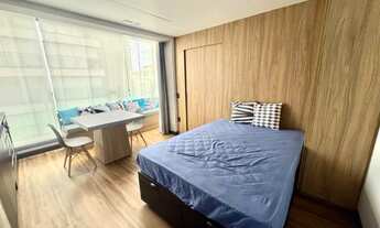 Imagem 1: APARTAMENTO MOBILIADO COM VAGA EM PINHEIROS, APTO PARA ALUGAR EM PINHEIROS, APTO 1 DORMITÓ