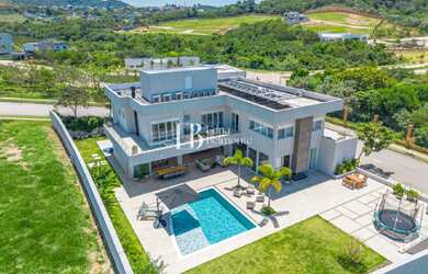 Imagem 4: Mansão de luxo com 7 suítes em condomínio na Chácara Terra Nova, Jundiaí-SP: 608m², 3 sala