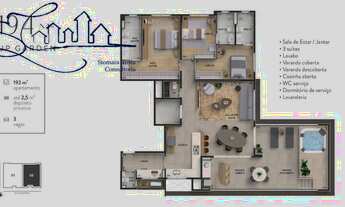 Imagem 7: VENDA APARTAMENTO AUTHENTIC CAMBUI. DUPLEX 4 SUITES, 4 VAGAS