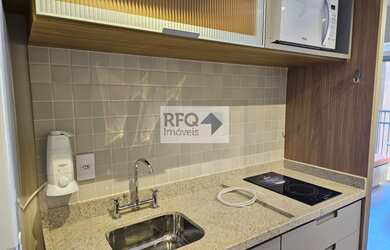 Imagem 3: Studio de Luxo para Locação em Condomínio no Paraíso, São Paulo-SP: 1 Quarto, 1 Sala, 1 Ba