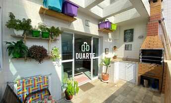 Imagem 6: Cobertura ensolarada em Santos, 2 vagas demarcadas !