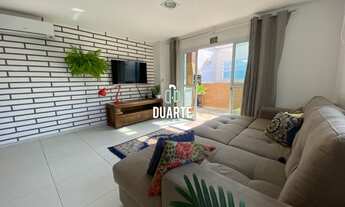 Imagem 3: Cobertura ensolarada em Santos, 2 vagas demarcadas !