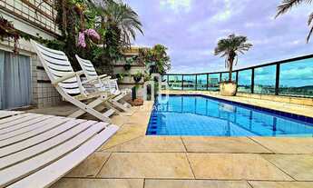 Imagem 4: Cobertura triplex de luxo com piscina, vista mar e 6 dormitórios na Ponta da Praia, Santos