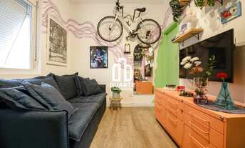 Imagem 2: Kitnet mobiliada e totalmente reformada à venda no Embaré, Santos ? pronta para morar e in