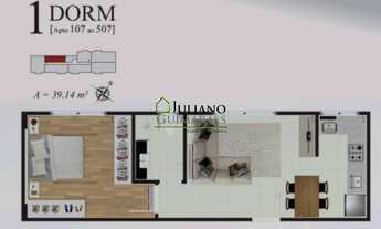 Imagem 2: Excelente APARTAMENTO com 01 dormitório Á VENDA próximo a UNIVERSIDADE - FLORIANÓPOLIS/SC