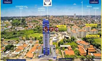 Imagem 2: Apartamento à venda em Valinhos-SP, 2 quartos, 1 suíte, 53m², no bairro Ortizes - Imperdív