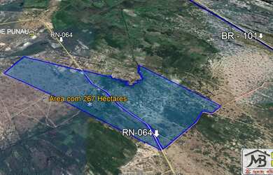 Imagem 2: Área para venda em Rio do Fogo/RN - Punaú próximo a Touros/RN e Maxaranguape/RN