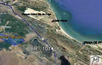 Imagem 4: Área para venda em Rio do Fogo/RN - Punaú próximo a Touros/RN e Maxaranguape/RN