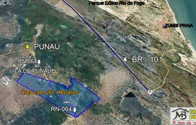 Imagem 5: Área para venda em Rio do Fogo/RN - Punaú próximo a Touros/RN e Maxaranguape/RN