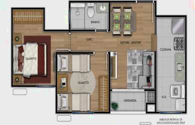 Imagem 2: APARTAMENTO RESIDENCIAL em PORTO ALEGRE - RS, COSTA E SILVA