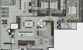 Imagem 3: Magnífica Cobertura com 288,00m² sendo 3 suítes, lavabo e 4 vagas de garagem, Lançamento n