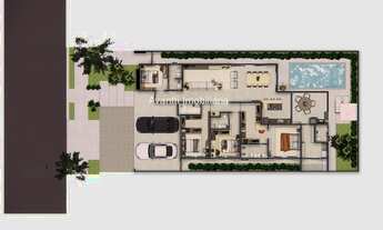 Imagem 2: Casa de alto padrão à venda no Condomínio Cyrela Ypês com 3 Suítes sendo 1 máster