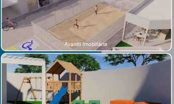 Imagem 2: Casas à venda em condomínio fechado no Bairro Pequis com 2 quartos e área de lazer