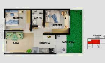 Imagem 6: Casas à venda no Bairro Colorado com 2 quartos, entrada parcelada e documentação grátis