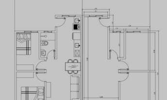 Imagem 3: 2 dormitórios, 1 banheiros, 1 vaga na garagem
