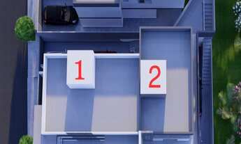 Imagem 5: VENDO CASAS A VENDA, GEMINADAS INDIVIDUAIS, DE 3 QUARTOS COM 2 A 3 VAGAS, COM EXCELENTENTE