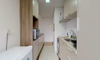 Imagem 6: Apartamento mobiliado com 2 dormitórios sendo uma suite, 62m² privativos, churrasqueira, e