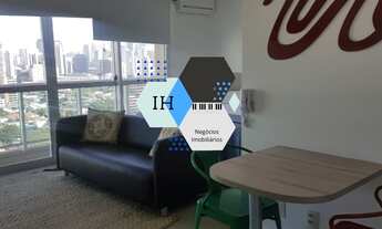 Imagem 2: Apartamento para locação no Brooklin Paulista, São Paulo-SP: 1 quarto, 1 sala, 1 banheiro