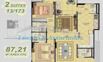 Imagem 2: APARTAMENTO NA AVIAÇÃO, 02 DORMITÓRIOS SENDO 02 SUÍTES, CHURRASQUEIRA NA SACADA