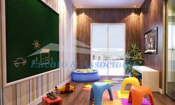 Imagem 4: Apartamento na Ocian, 02 dormitórios sendo 01 suíte, sacada gourmet, com 02 vagas