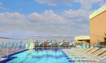 Imagem 6: Apartamento na Ocian, 02 dormitórios sendo 01 suíte, sacada gourmet, com 02 vagas