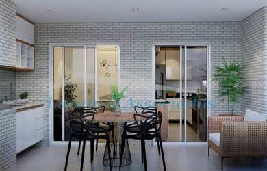 Imagem 6: Lançamento no Boqueirão em Praia Grande SP, entrega Julho 2025, Apartamento 01 dormitório