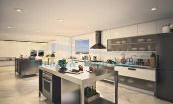 Imagem 5: Lançamento na Aviação em Praia Grande SP 01 e 02 dormitórios, sala, cozinha, WC, área de s