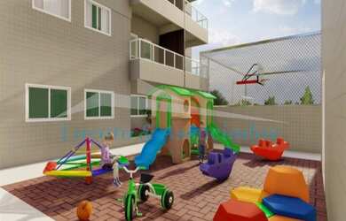 Imagem 4: Apartamento para venda na Vila Mirim em Praia Grande SP prédio de frente para mar 02 dormi