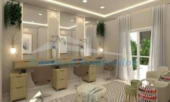 Imagem 6: Apartamento para venda na Vila Mirim em Praia Grande SP prédio de frente para mar 02 dormi