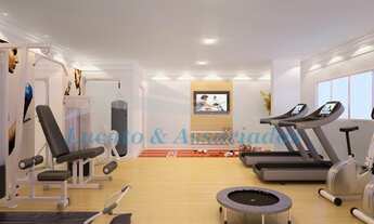 Imagem 2: Apartamento para venda na Ocian em Praia Grande SP, 02 dormitórios sendo 01 suíte, sala, c